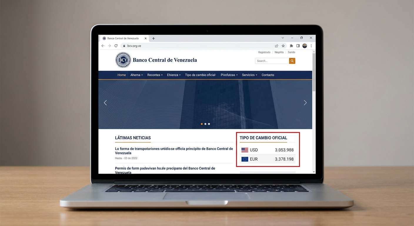 Cómo Consultar la Tasa Oficial del Dólar BCV