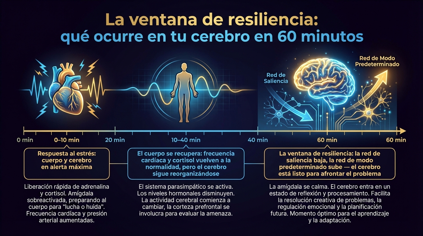 Los 60 minutos clave: qué pasa exactamente en tu cerebro