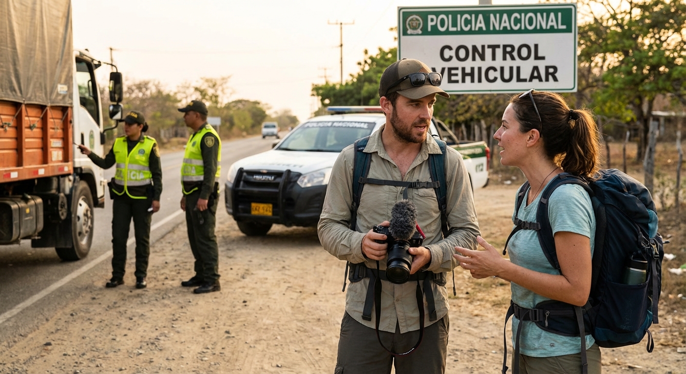 Más de 30 controles en los primeros días del viaje por Venezuela